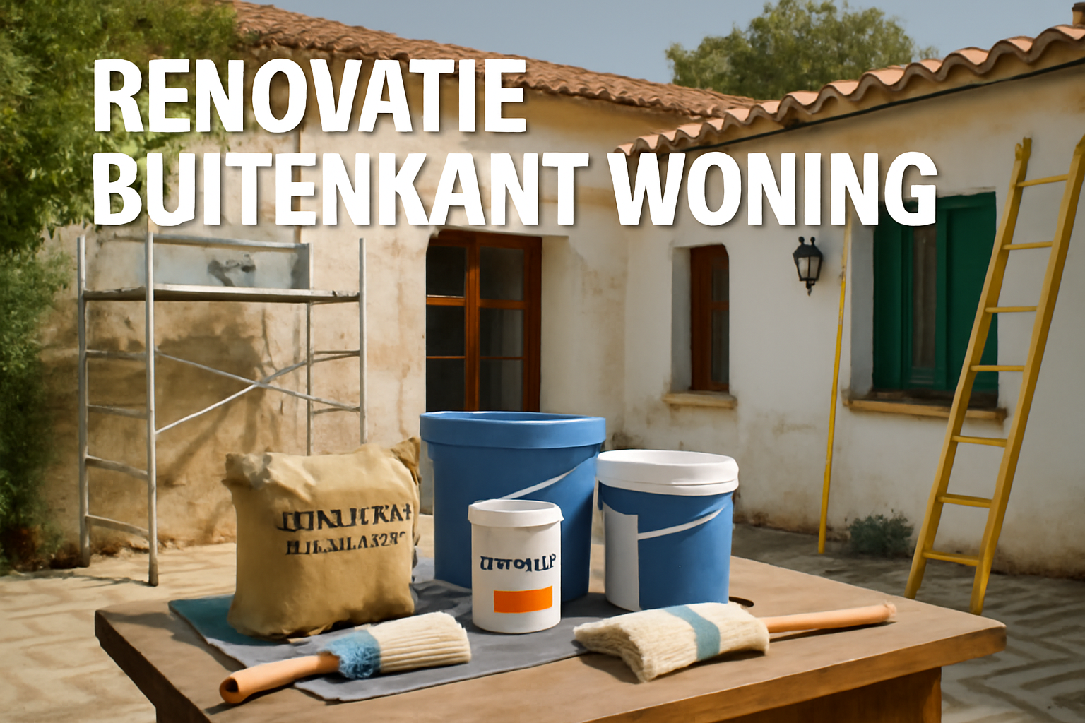 Renovatie buitenkant woning