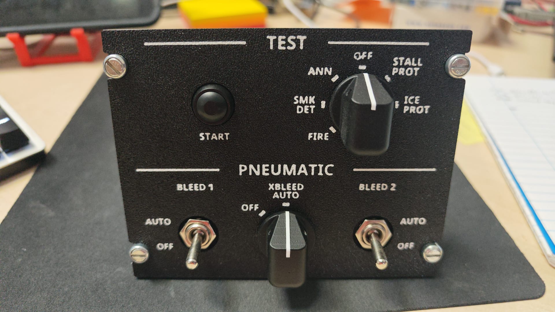 Test & pneumatic panel