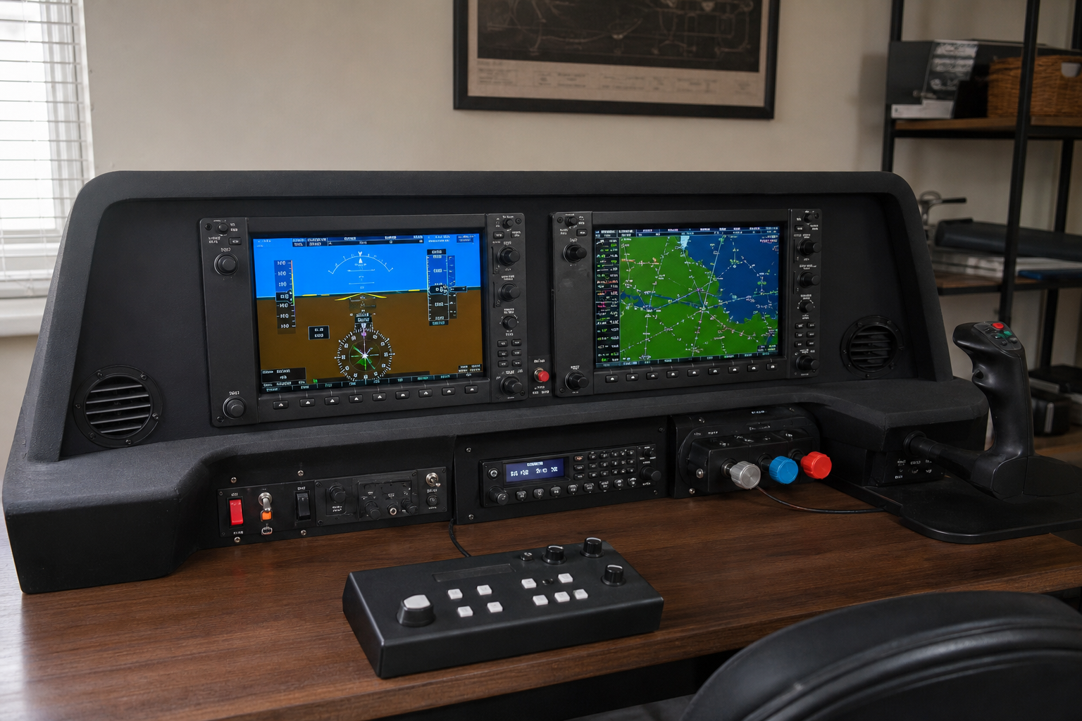 G1000 GA Trainer with Split PFD/MFD Stack